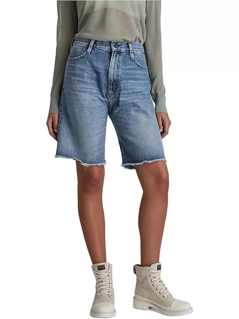 Denim relaxed bermuda shorts from amazon