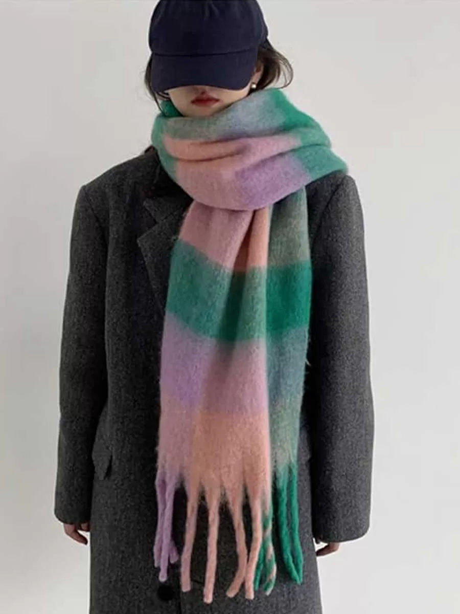 Soft oversized pastel scarf from amazon