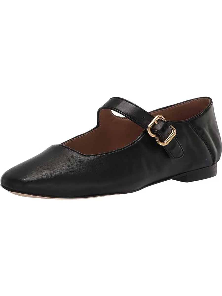 Sam Edelman Black leather mary jane flat on amazon