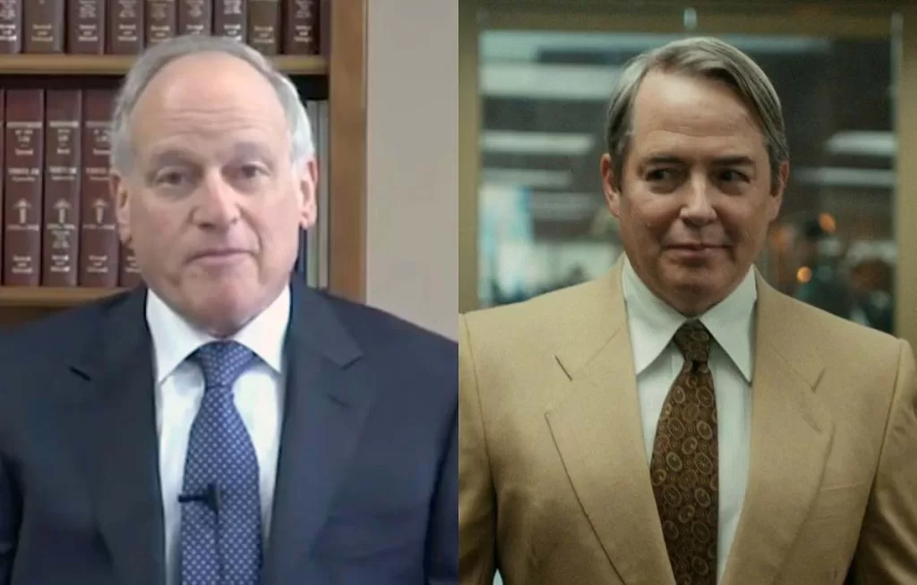 Richard-Sackler---Painkiller-Actor Richard Sackler and Matthew Broderick as Richard Sackler in "Painkiller" on Netflix