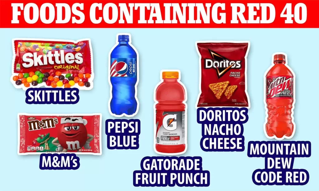 red-40-foods Toxic american foods containing red-40